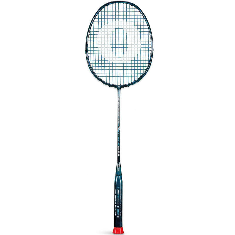 OLIVER EXTREME 69 Light Badminton Racket, dark blue racket with dark blue grip on a white background