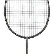 OLIVER EXTREME 69 Power Badminton Racket, grey racket with brown design on a white background