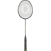 OLIVER badminton racket, Extreme 75 model, black racket with a black grip against a white background