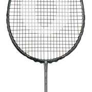 OLIVER badminton racket, Extreme 75 model, black racket against a white background