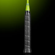 OLIVER Badminton Racket Model Fetter Smash 6, black grip against a dark green background