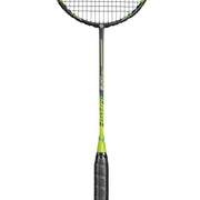 OLIVER Badminton Racket Model Fetter Smash 6, black racket with green design and black grip against a white background
