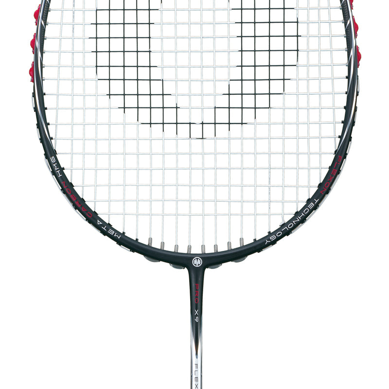 OLIVER Phantom X9 Badminton Racket, black and white racket on a white background