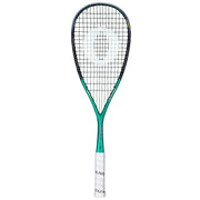 OLIVER APEX 920 CE Squash Racket, mint green racket with white grip on a white background