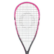 OLIVER Fuchsia Squash Racket, black and pink racket head on a white background