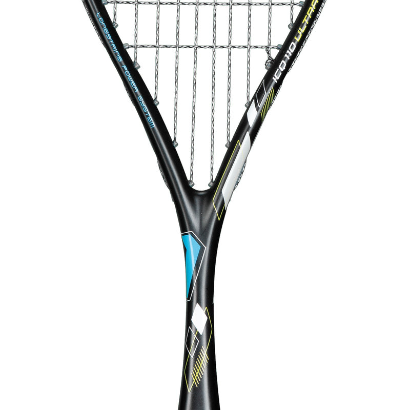OLIVER Squash Racket Model ICQ 110 Ultra, black racket against a white background