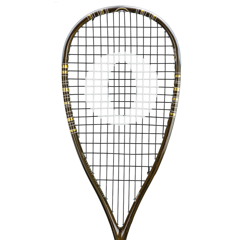 OLIVER ORC-A Supralight Squash Racket, black racket on a white background