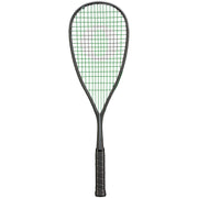 OLIVER Supralight Squash Racket, silver racket with black grip on a white background