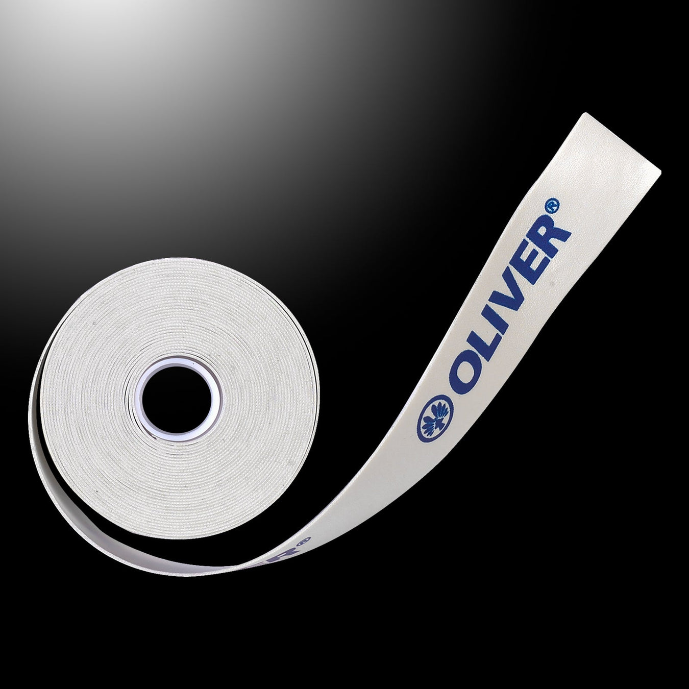 OLIVER Protection Tape, white and rolled up with OLIVER logo, ideal for knee taping and athletic support