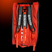 Silver-orange OLIVER Gearbag sports bag with carrying straps, ideal for transporting sports equipment