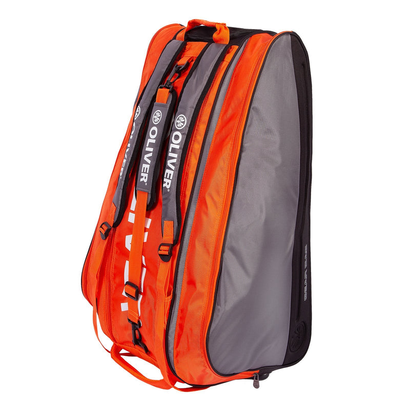 Silver-orange OLIVER Gearbag sports bag with carrying straps, ideal for transporting sports equipment