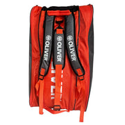 Silver-orange OLIVER Gearbag sports bag with carrying straps, ideal for transporting sports equipment