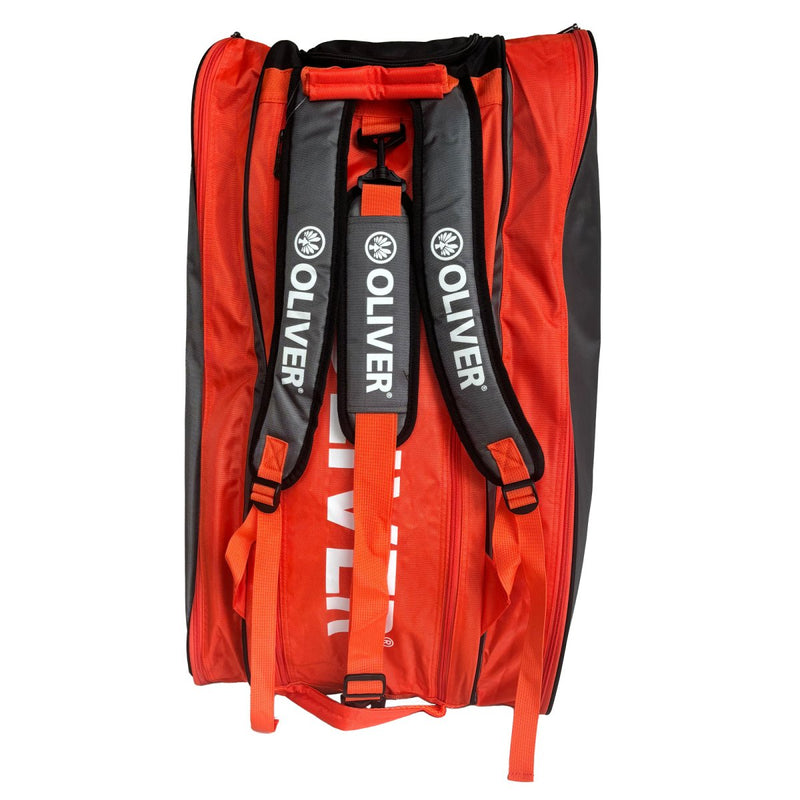 Silver-orange OLIVER Gearbag sports bag with carrying straps, ideal for transporting sports equipment
