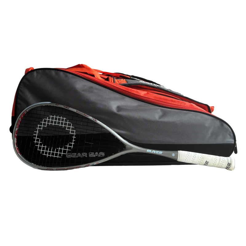 Silver-orange OLIVER Gearbag sports bag with carrying straps, ideal for transporting sports equipment