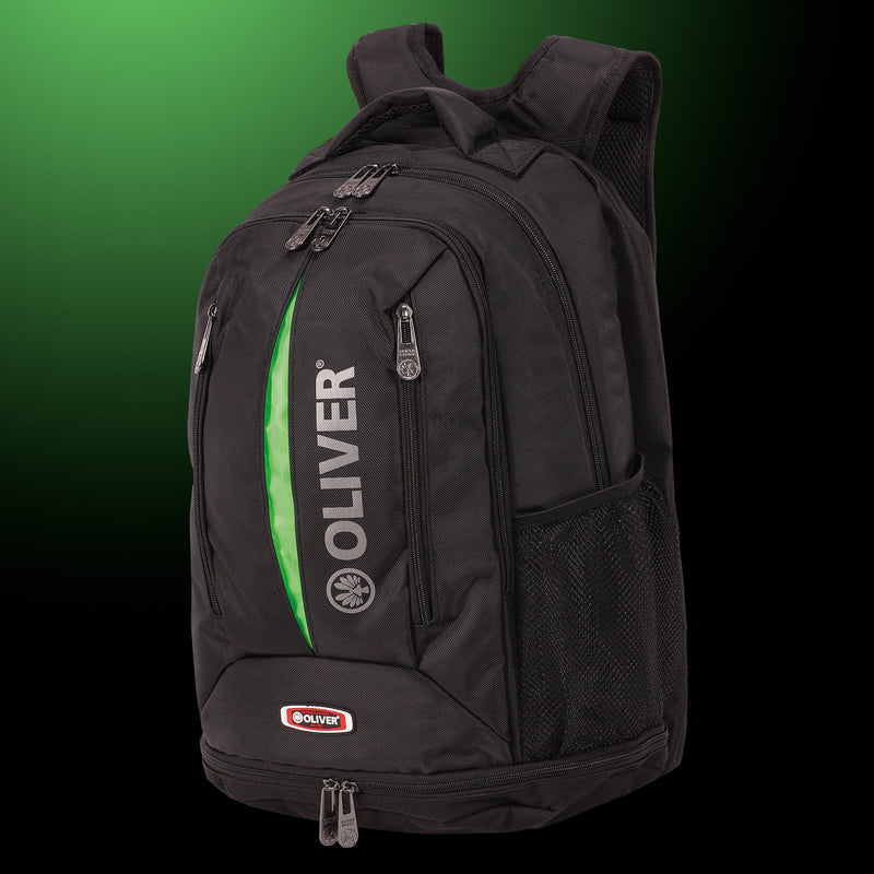 OLIVER Sports Backpack TS Black, ideal for badminton, squash and padel gear