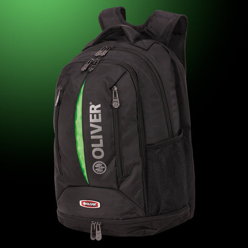 OLIVER Sports Backpack TS Black, ideal for badminton, squash and padel gear
