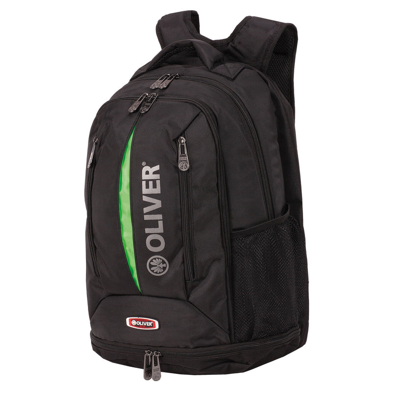 OLIVER Sports Backpack TS Black, ideal for badminton, squash and padel gear