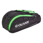 OLIVER Top Pro Line Racket Bag, black with green accents, ideal for badminton and squash gear