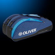 OLIVER Top Pro Line Racket Bag, blue with black and light blue accents, ideal for badminton and squash gear