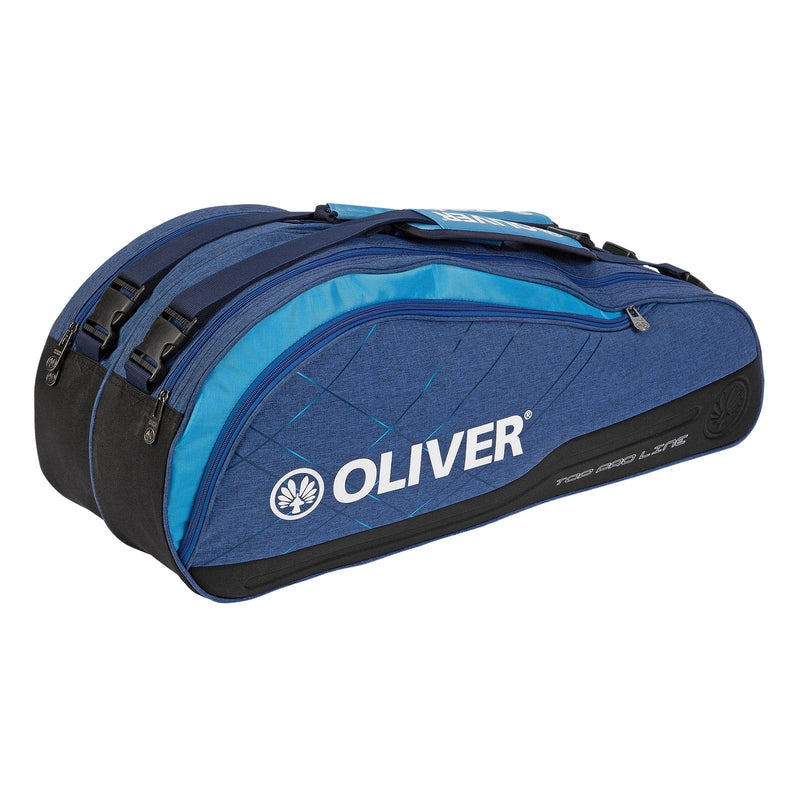 OLIVER Top Pro Line Racket Bag, blue with black and light blue accents, ideal for badminton and squash gear