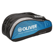 OLIVER Top Pro Line Racket Bag, blue-grey with black and light blue accents, ideal for badminton and squash gear